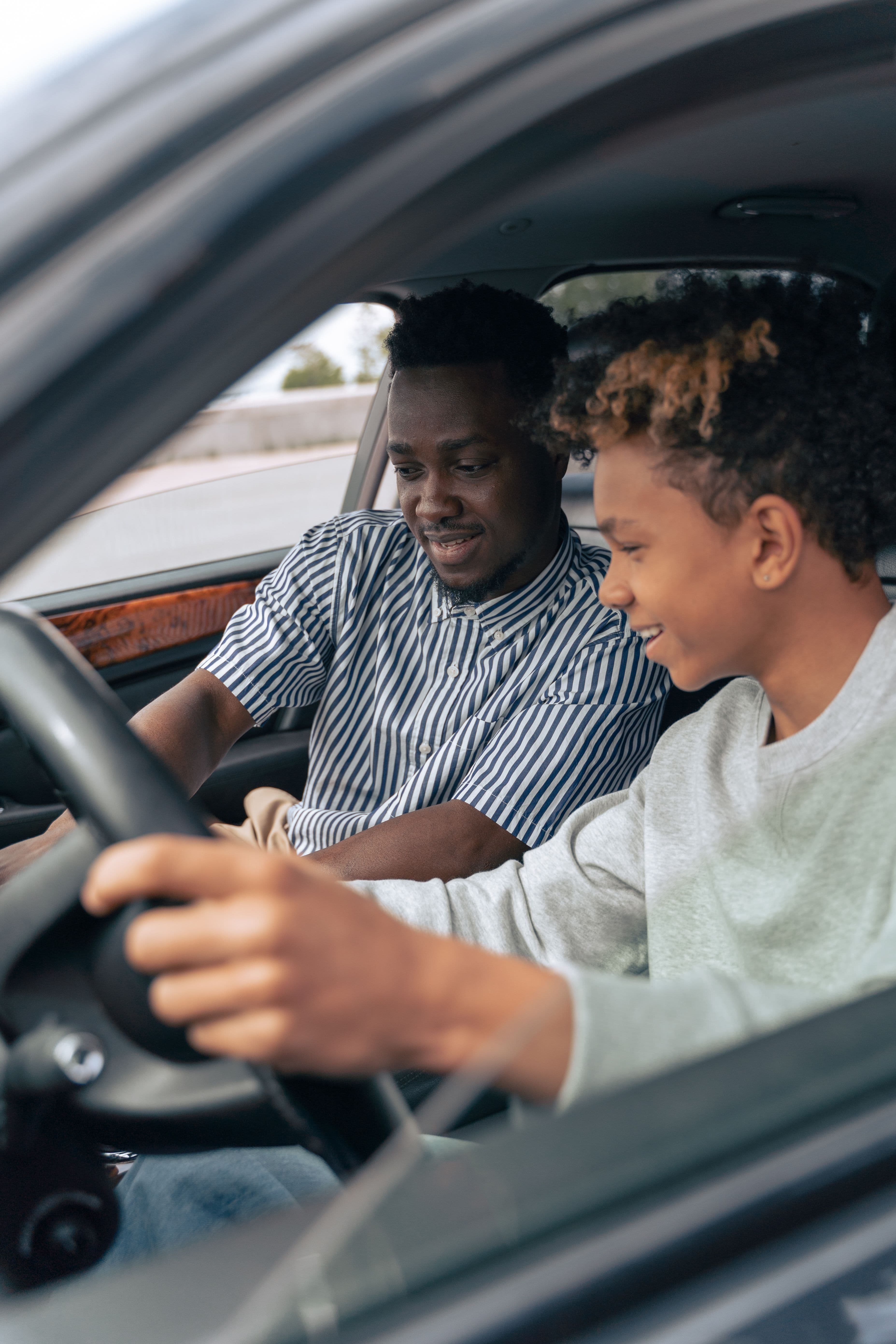 Student driver on Ontario road